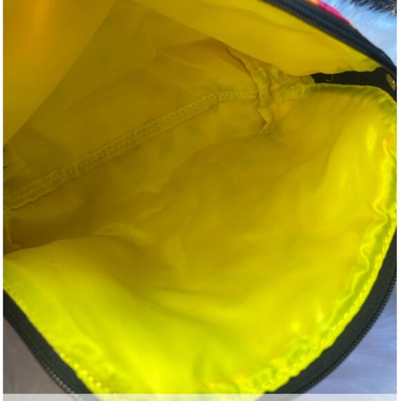 Clinique Orange & Pink Lips Zip Makeup Cosmetics‎ Travel Bag - Picture 2 of 3